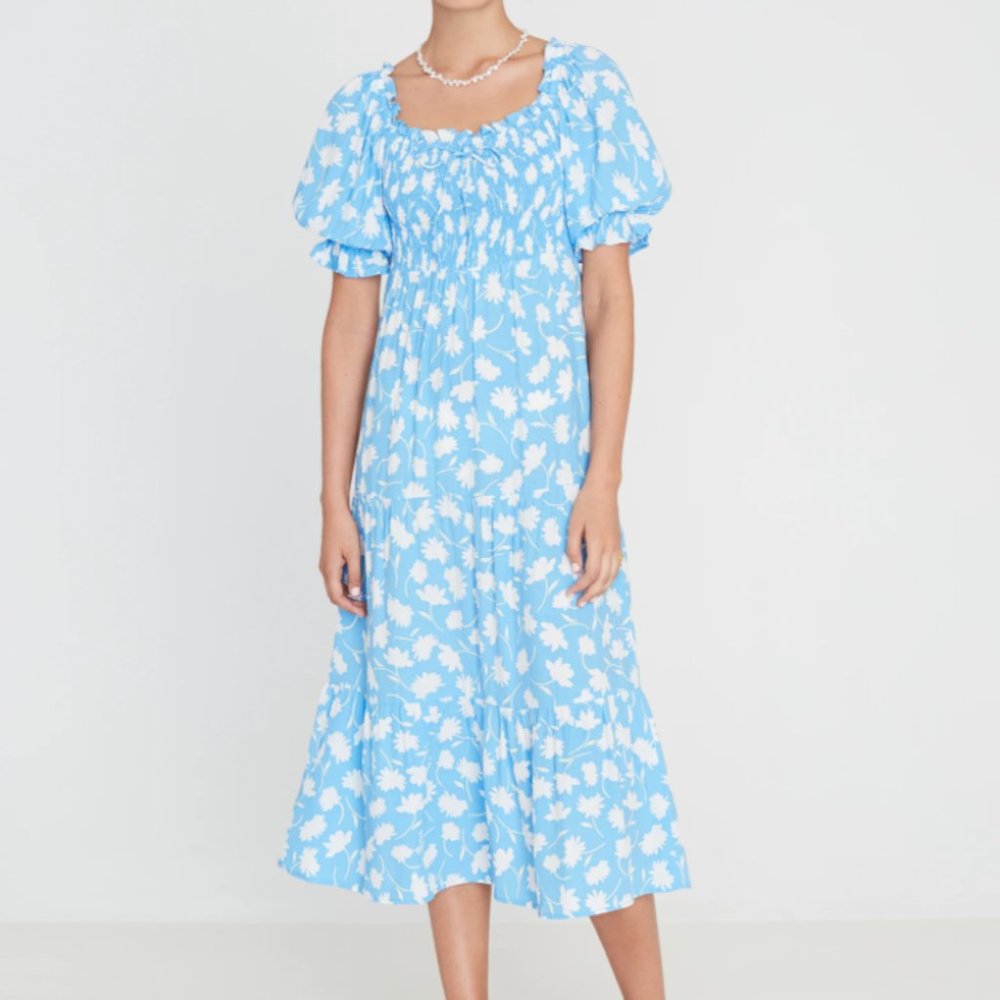 Faithfull the brand Olinda Midi Dress in Leyla